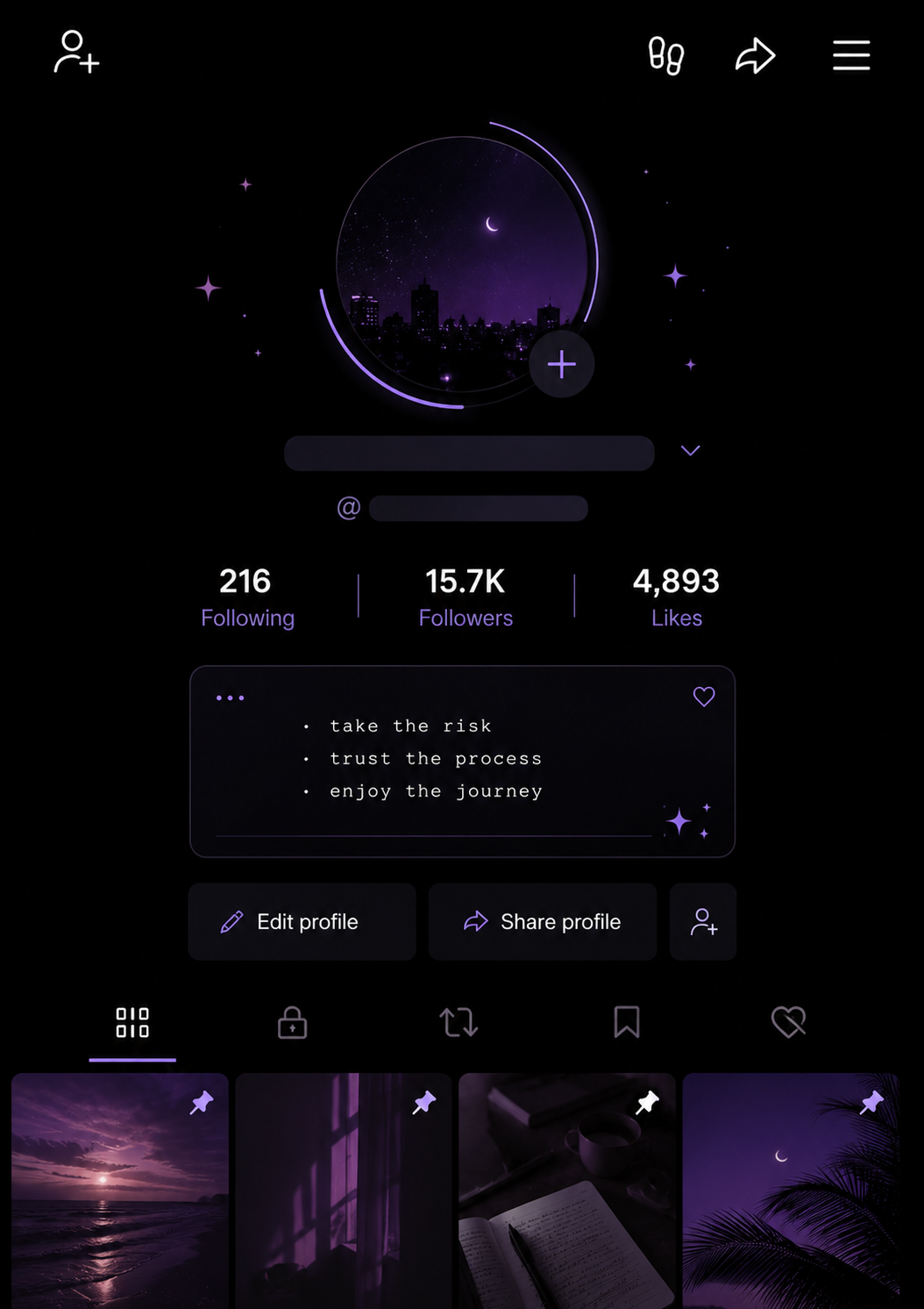 TIKTOK ACCOUNT